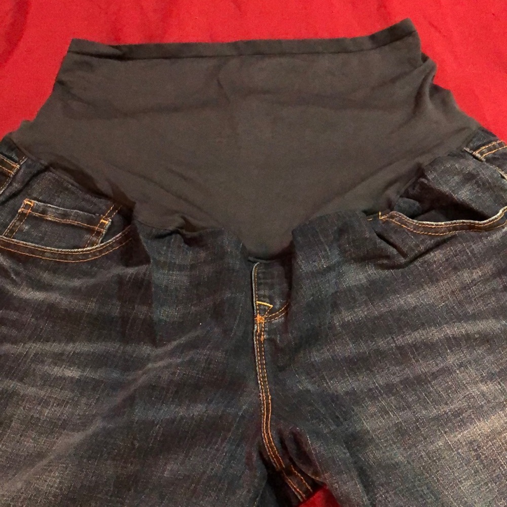 Slightly worn maternity jeans